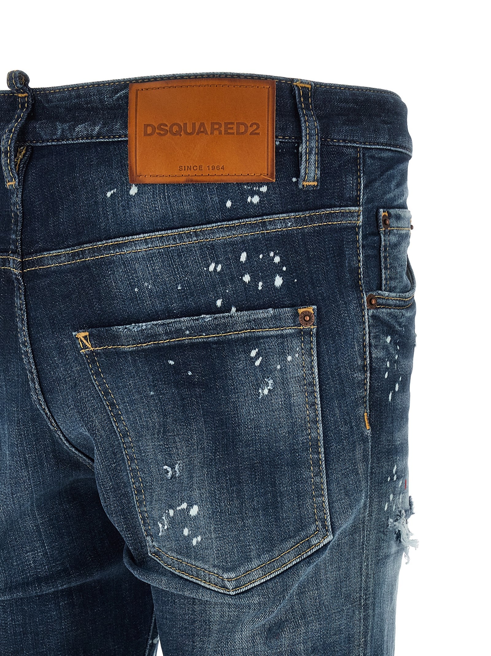 Dsquared2 Blue Cotton Jeans