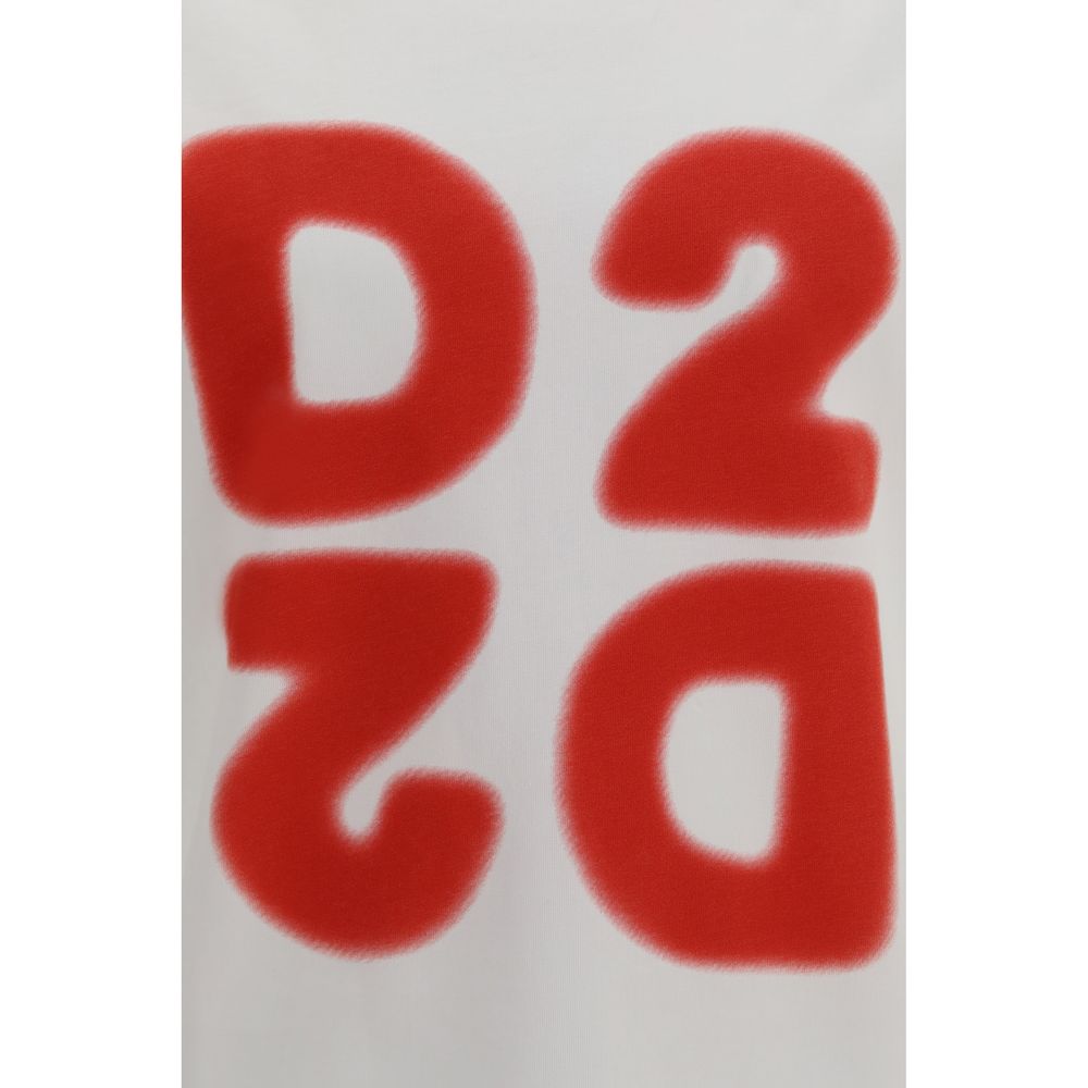 Dsquared2 White Cotton T-Shirt