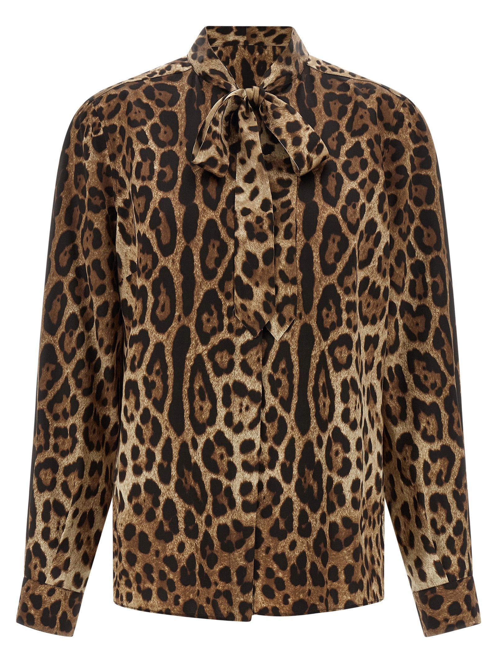 Brown Silk Blouse