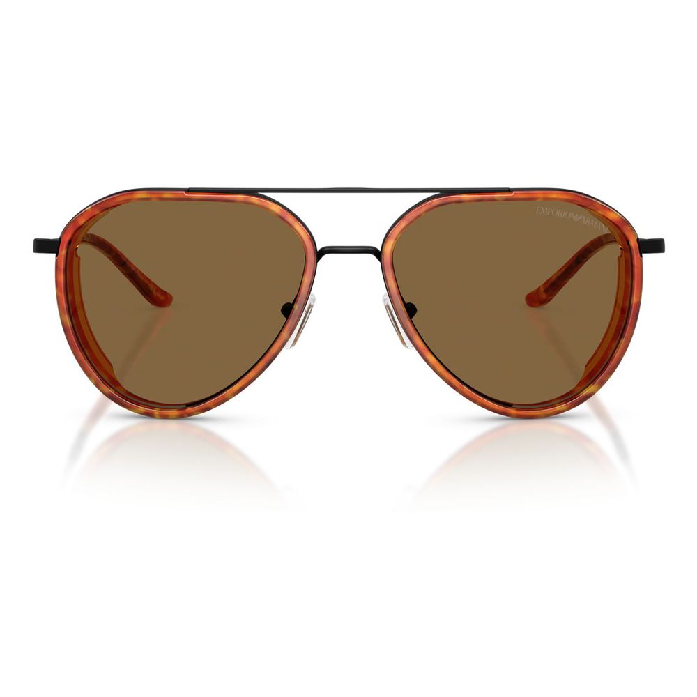 Emporio Armani Black Metal Sunglasses