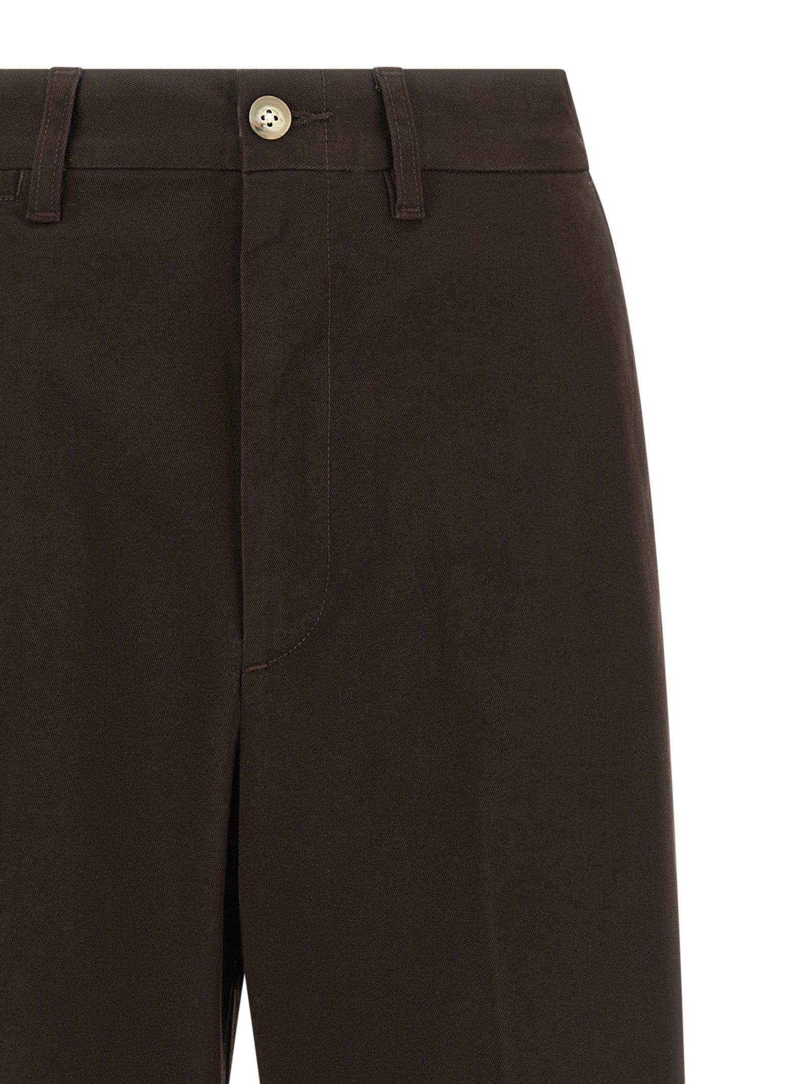 Polo Ralph Lauren Brown Cotton Chino Trousers