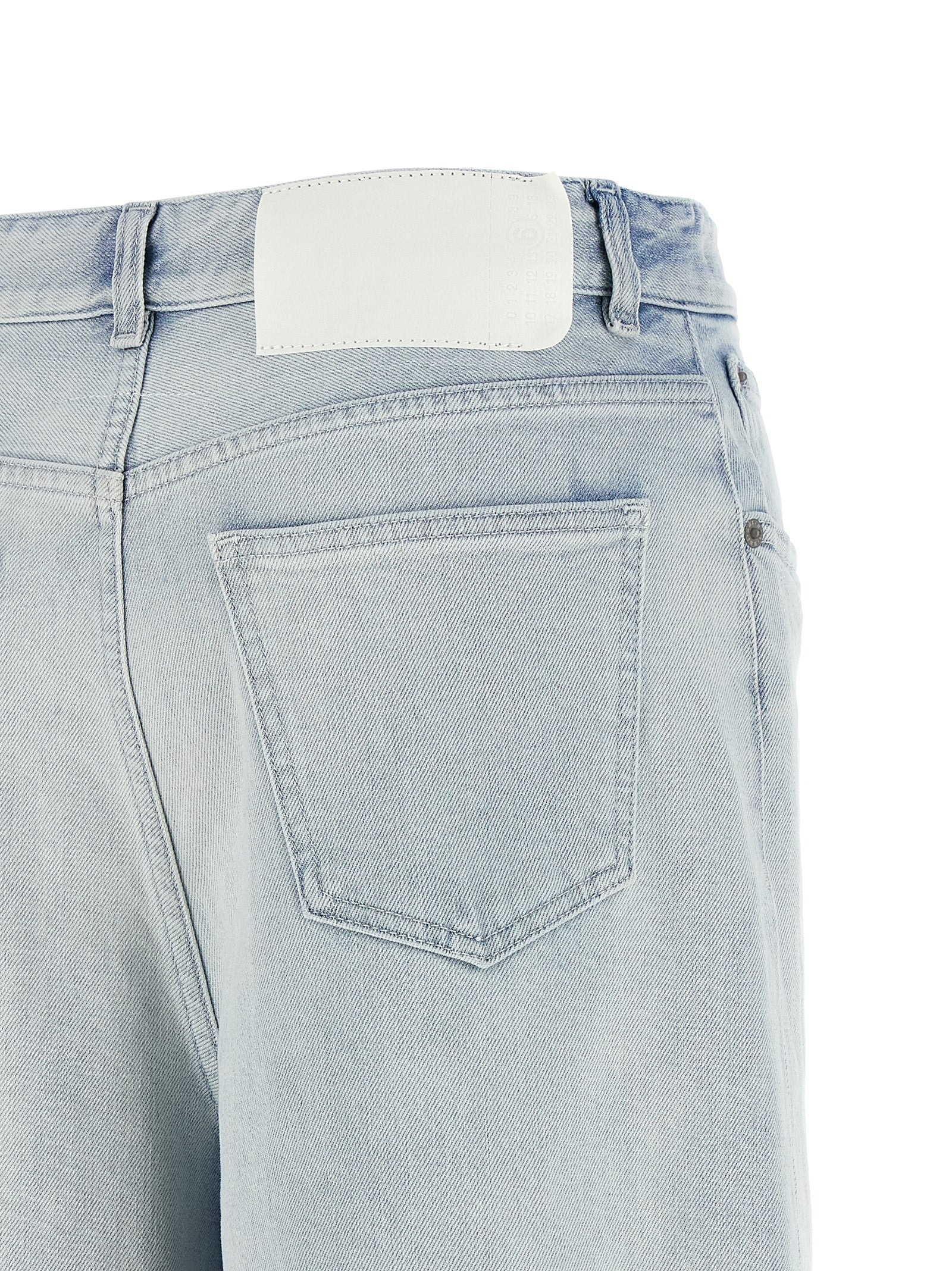 MM6 Maison Margiela Blue Cotton Jeans