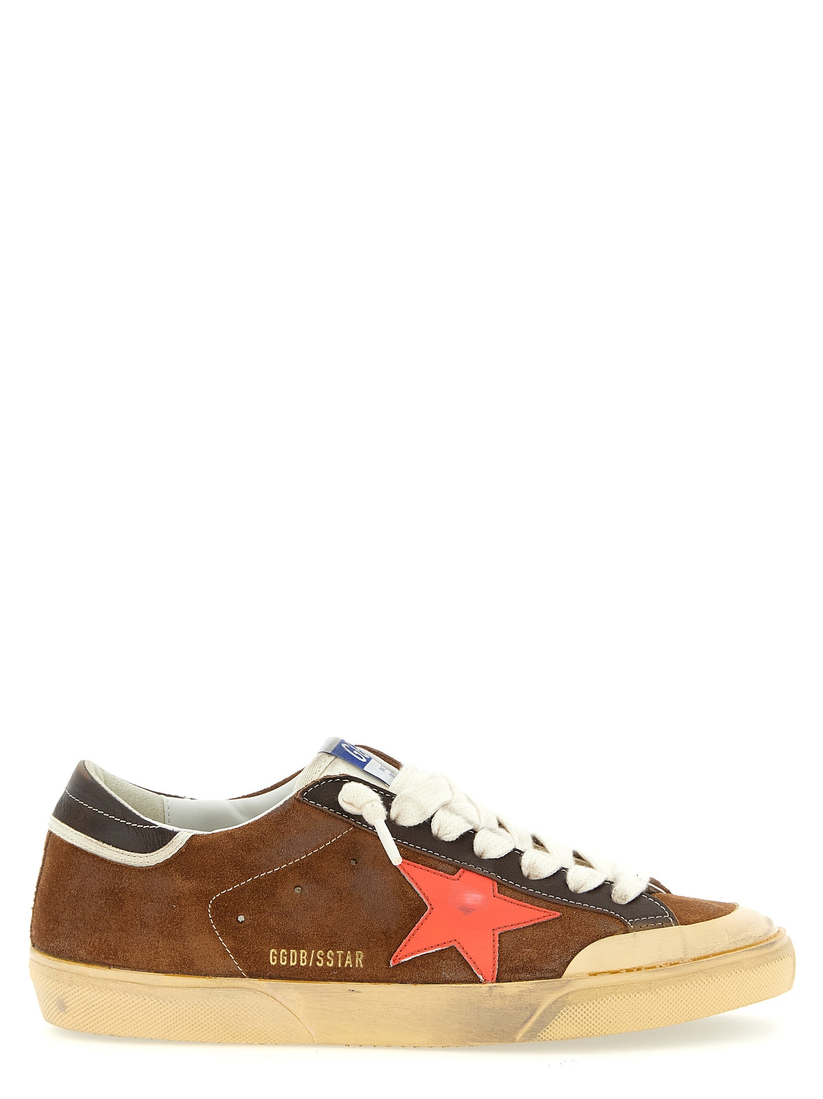 Golden Goose Brown Suede Super Star Sneakers