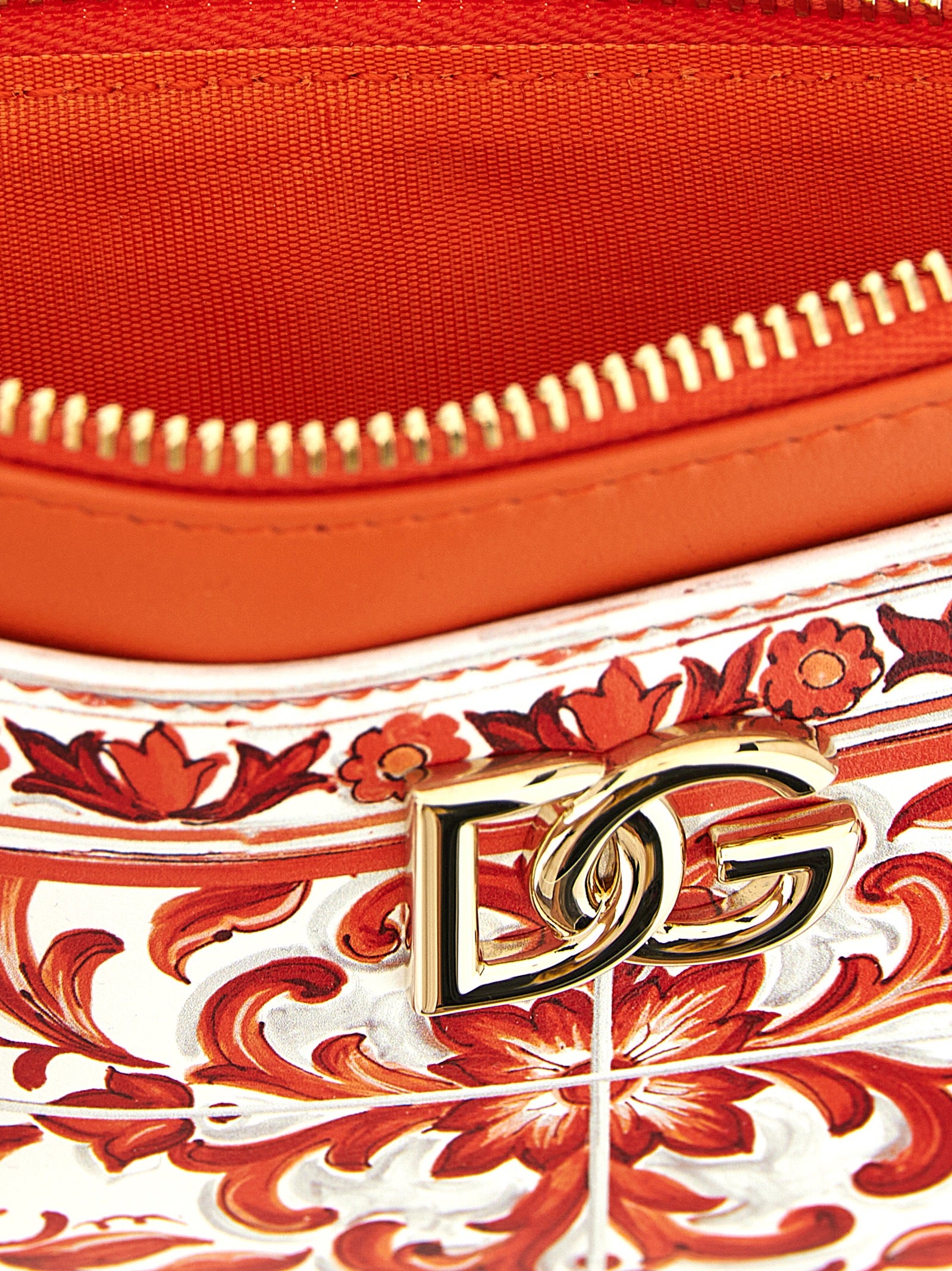 Orange Calfskin Cardholder
