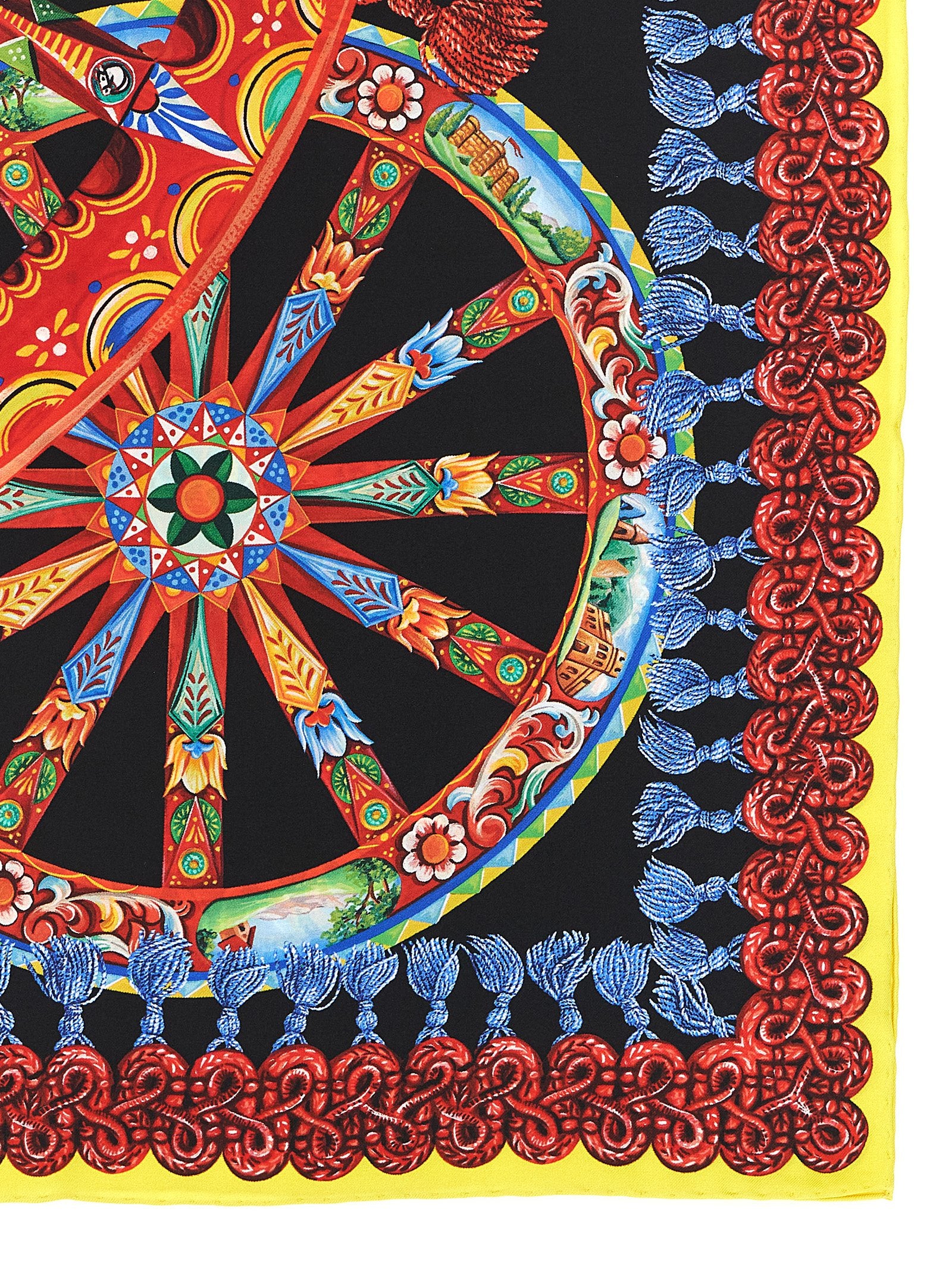 Multicolor Silk Scarf