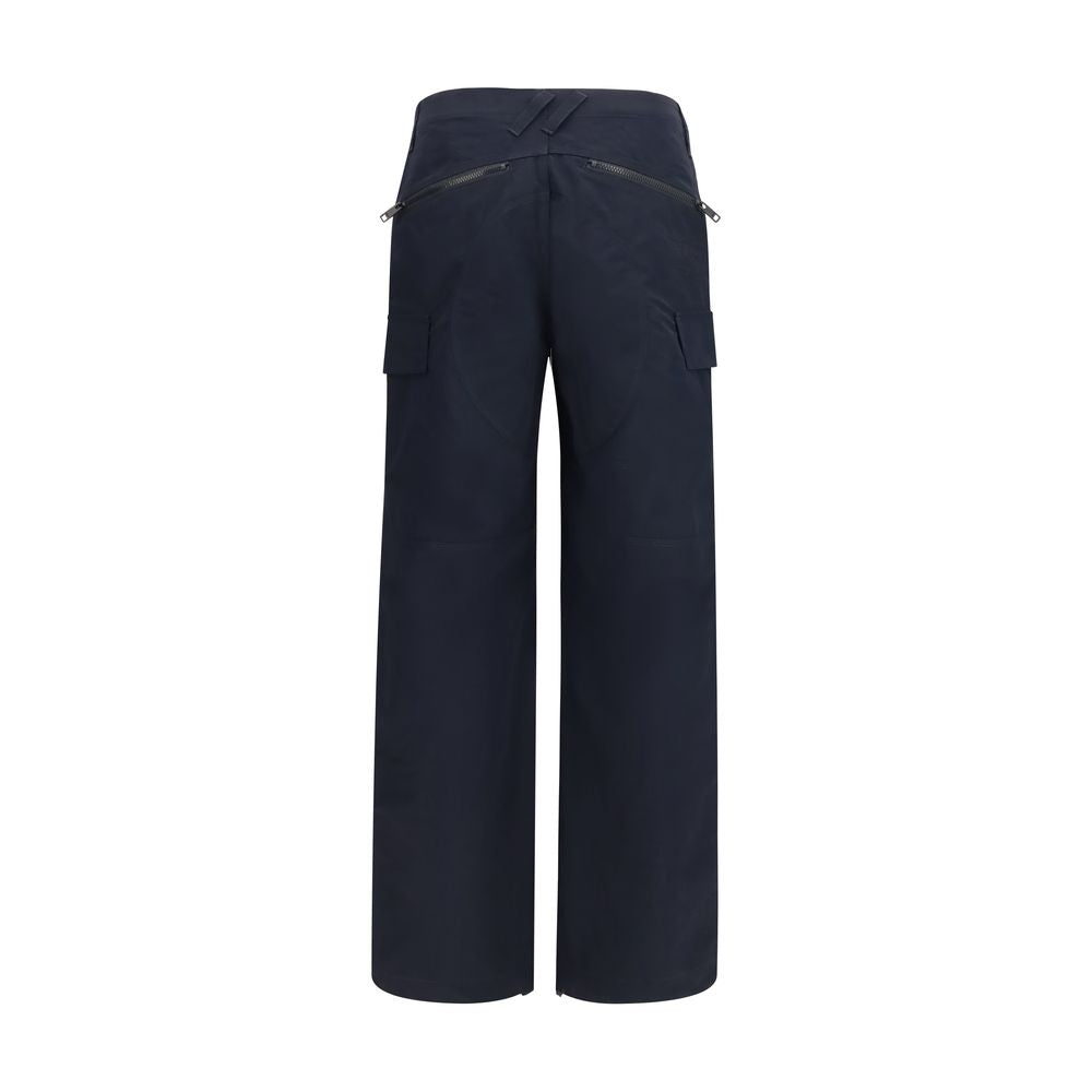 Burberry Blue Polyamide Cargo Trousers