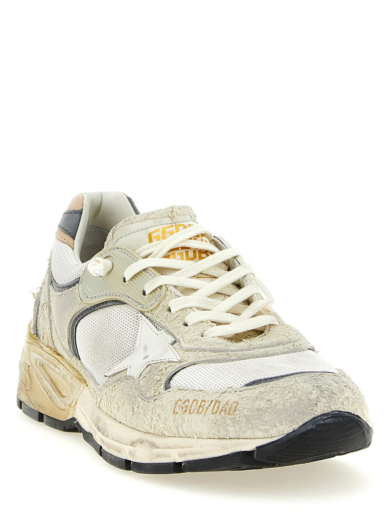 White Leather Athletic Sneakers