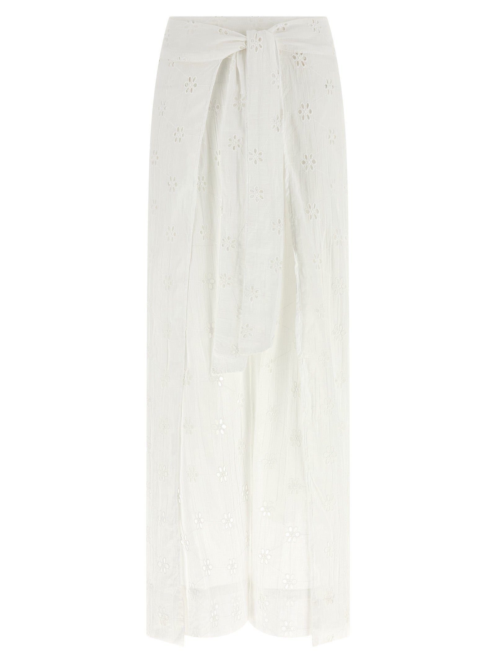 Polo Ralph Lauren White Cotton Casual Trousers