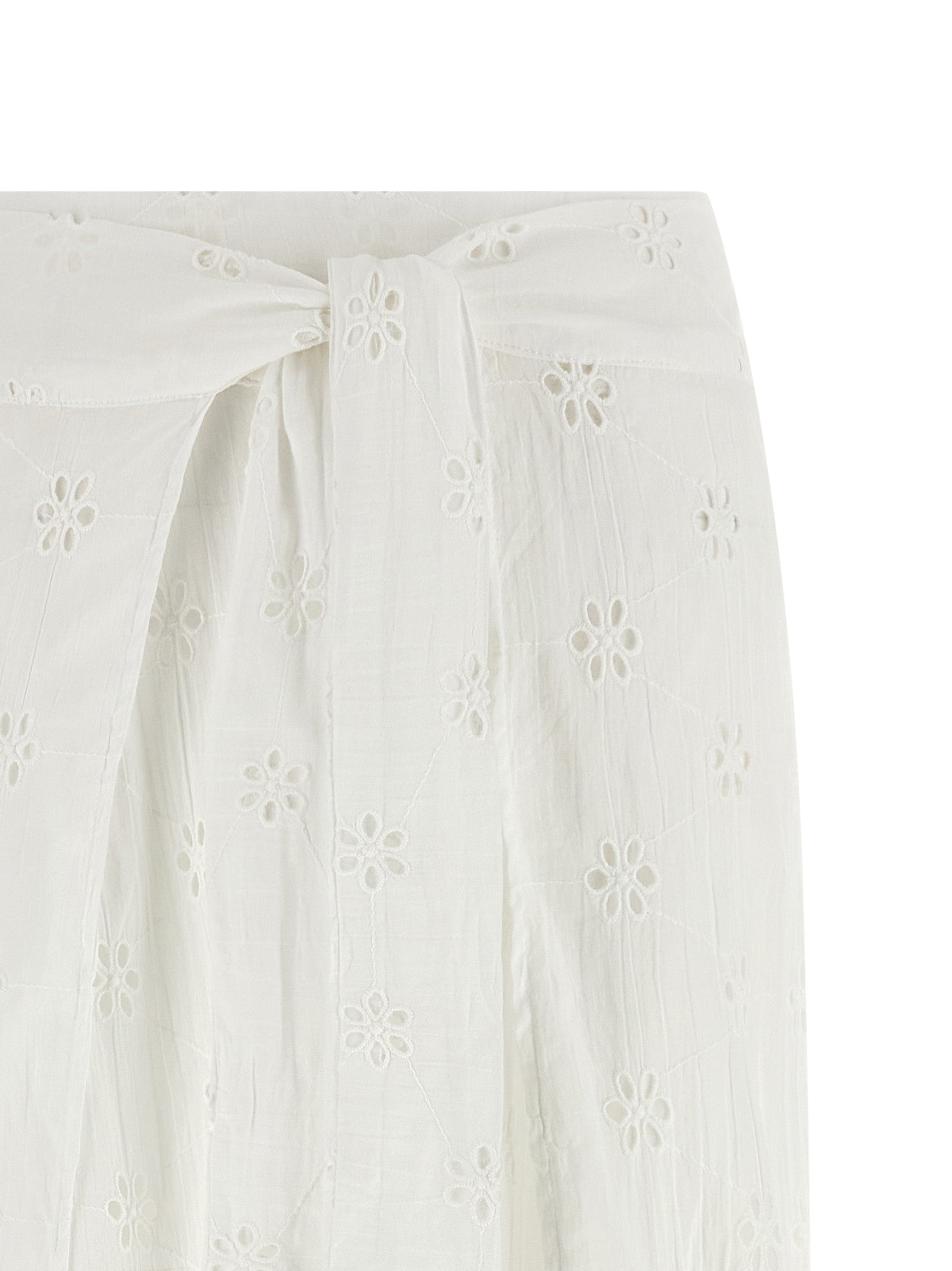 Polo Ralph Lauren White Cotton Casual Trousers