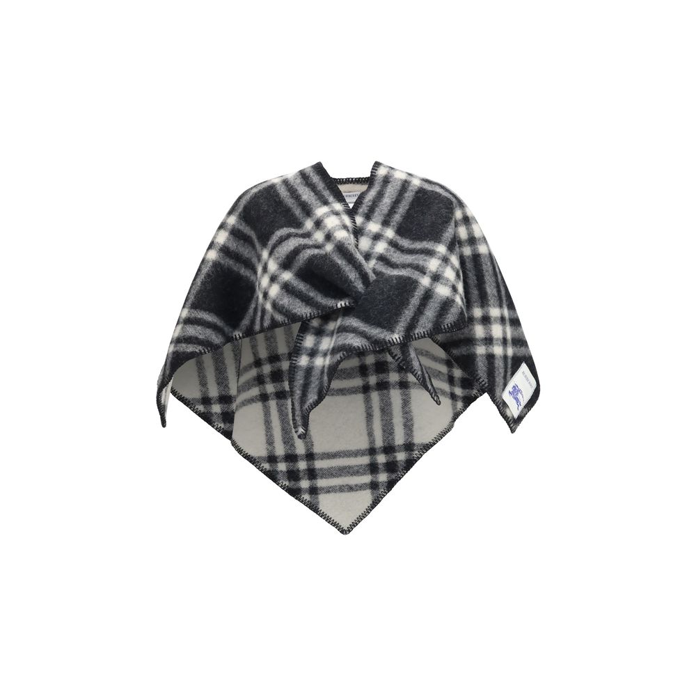 Burberry Gray Wool Scarf