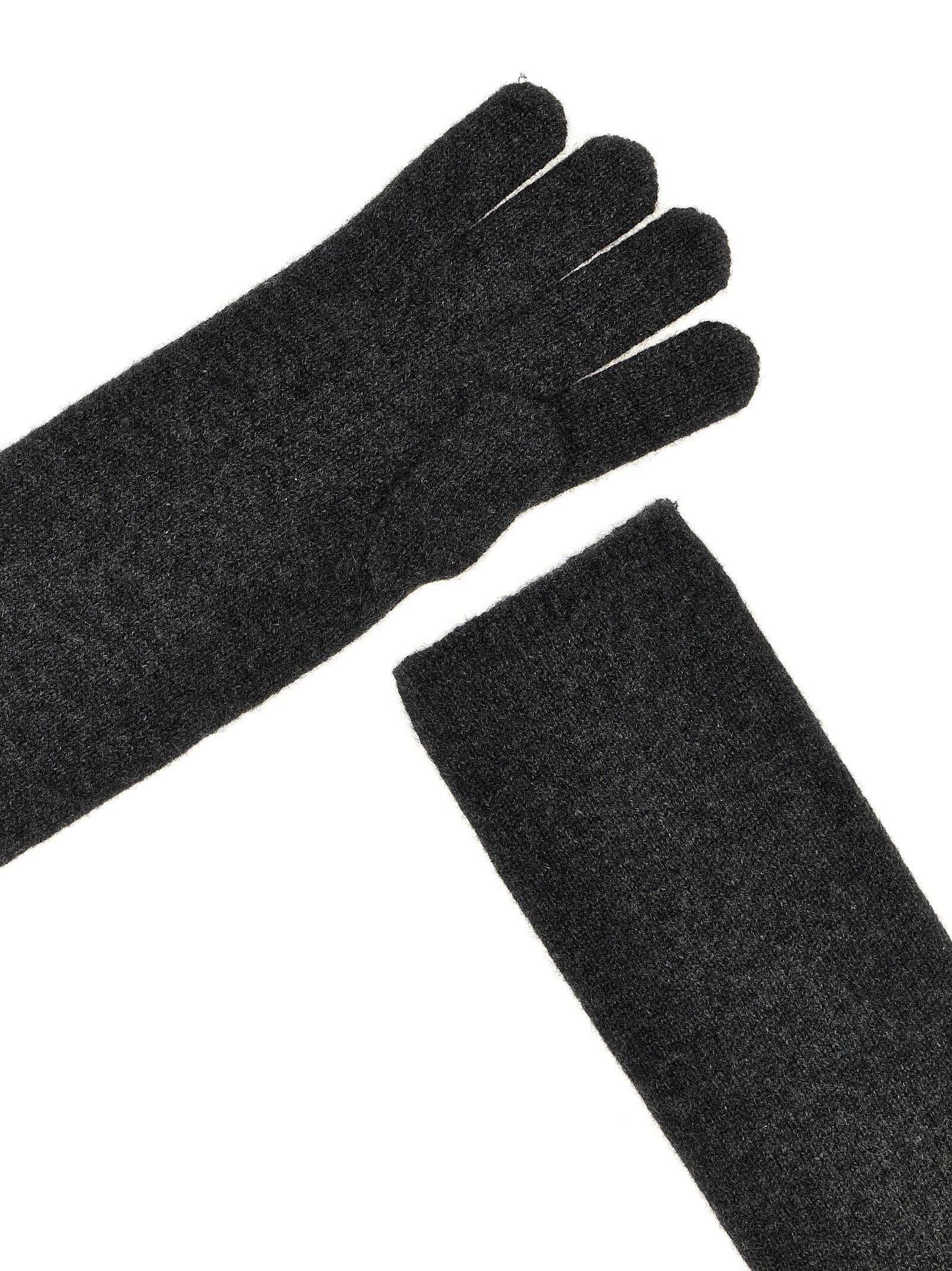 Gray Cashmere Gloves