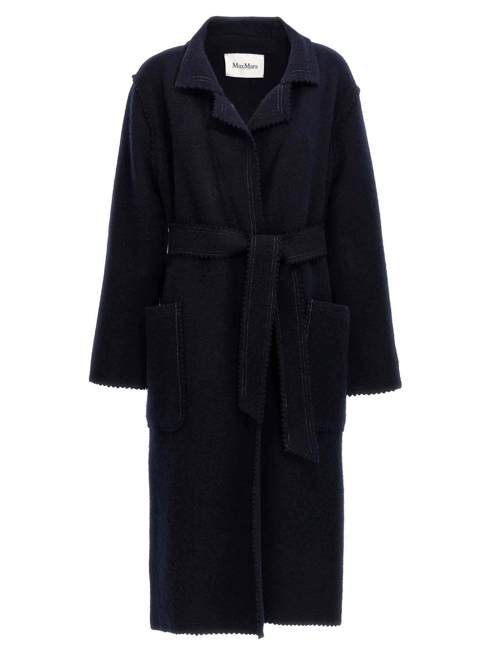 Blue Wool Coat