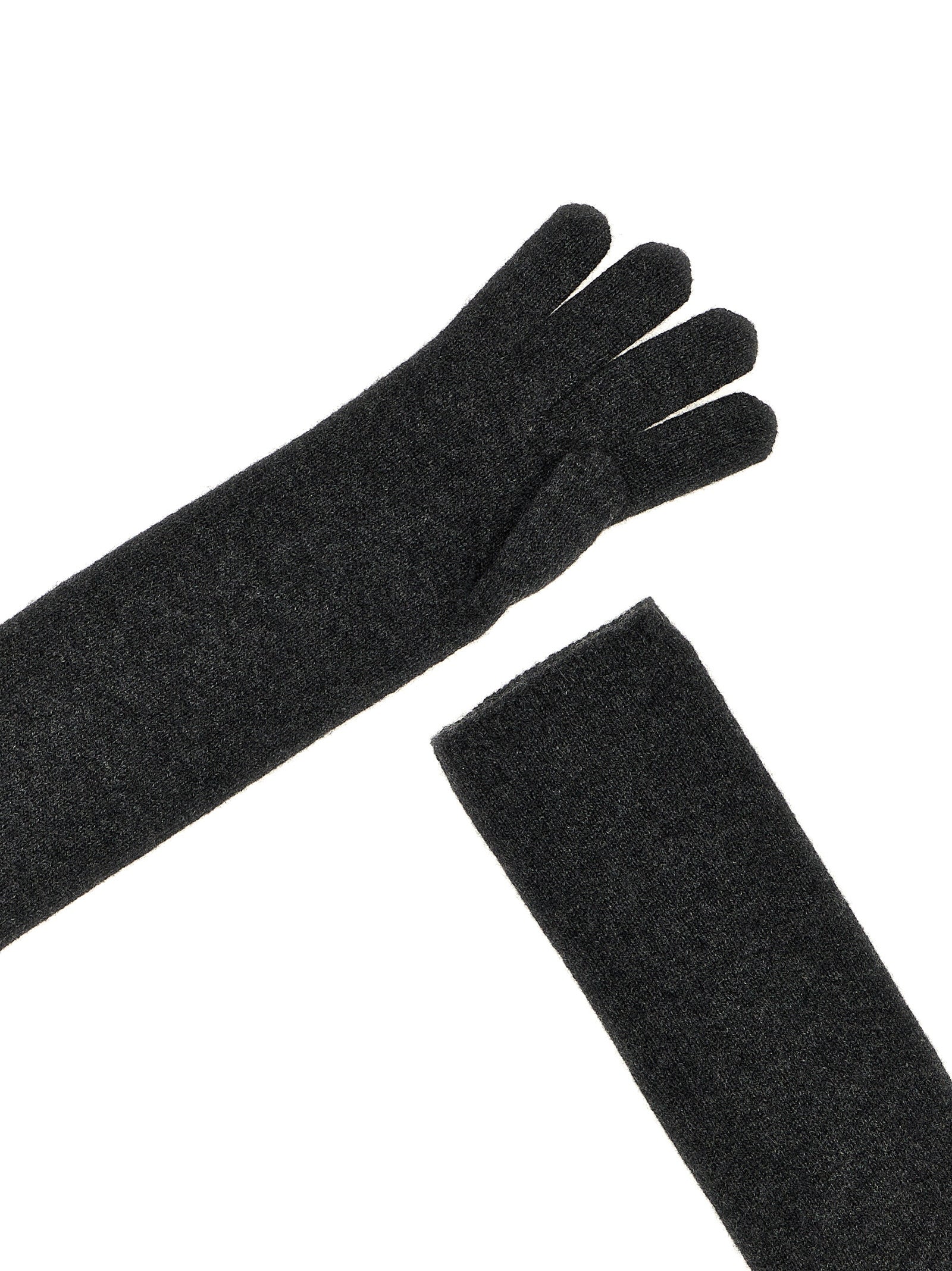 Gray Cashmere Gloves
