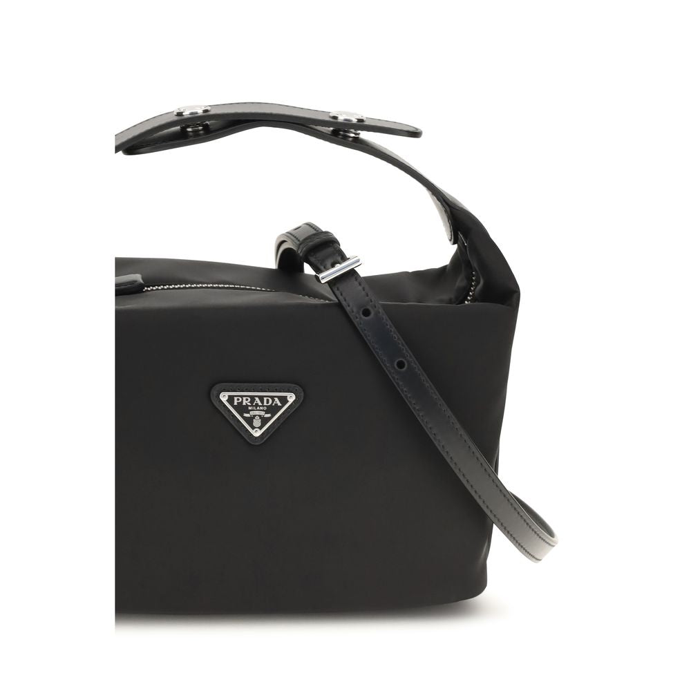 Black Recycled Polyamide Handbag