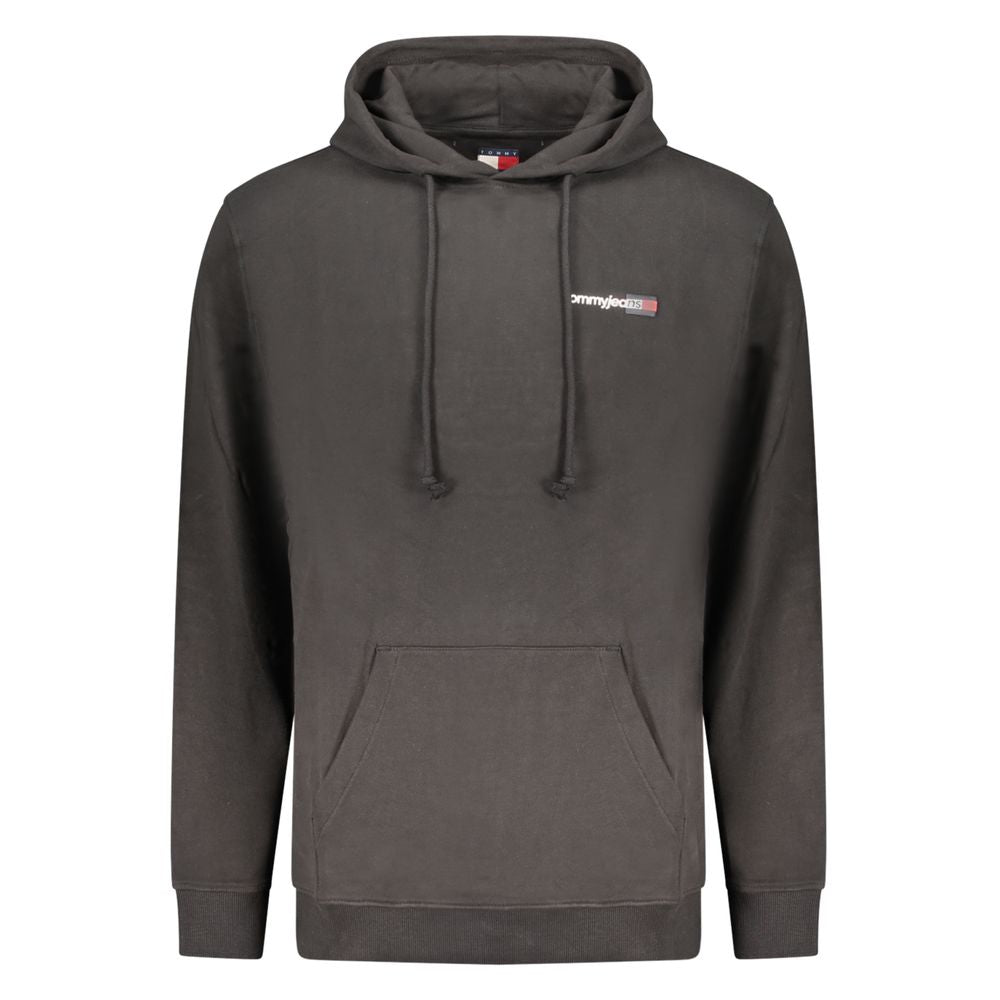 Tommy Hilfiger Black Cotton Hoodie