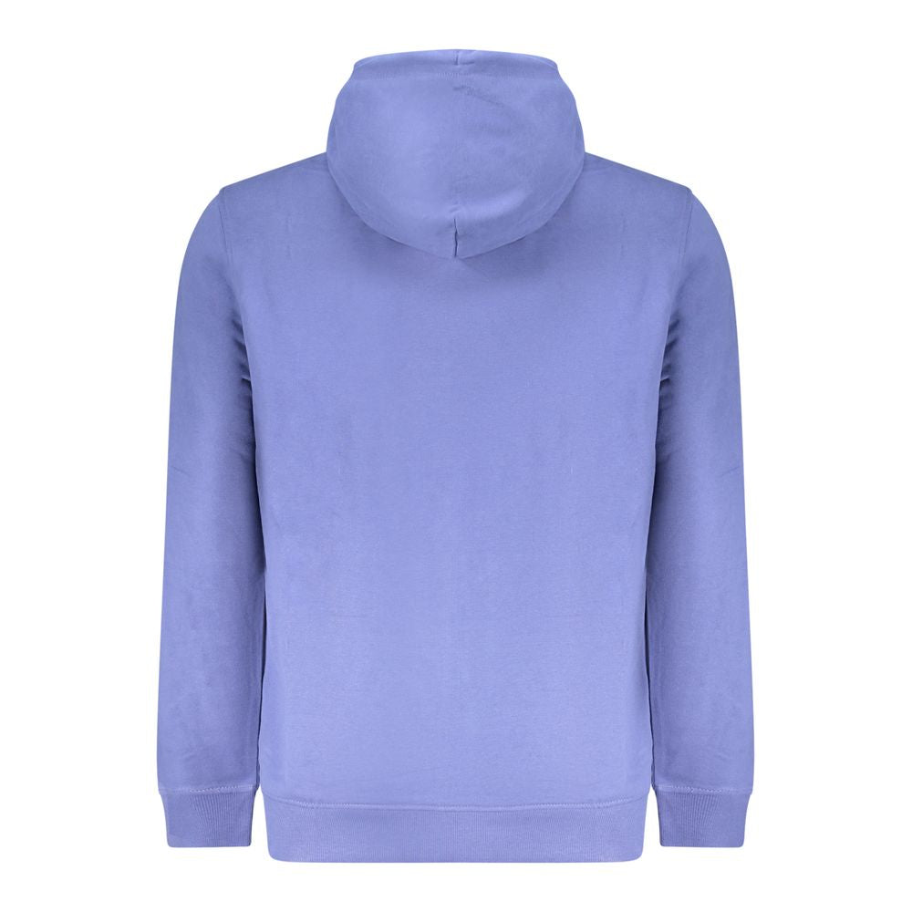 Tommy Hilfiger Blue Cotton Hooded Sweatshirt