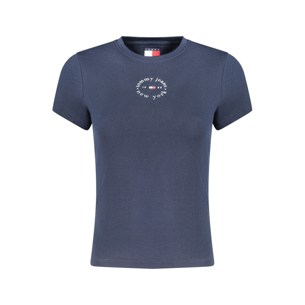 Blue Cotton Women's T-Shirt