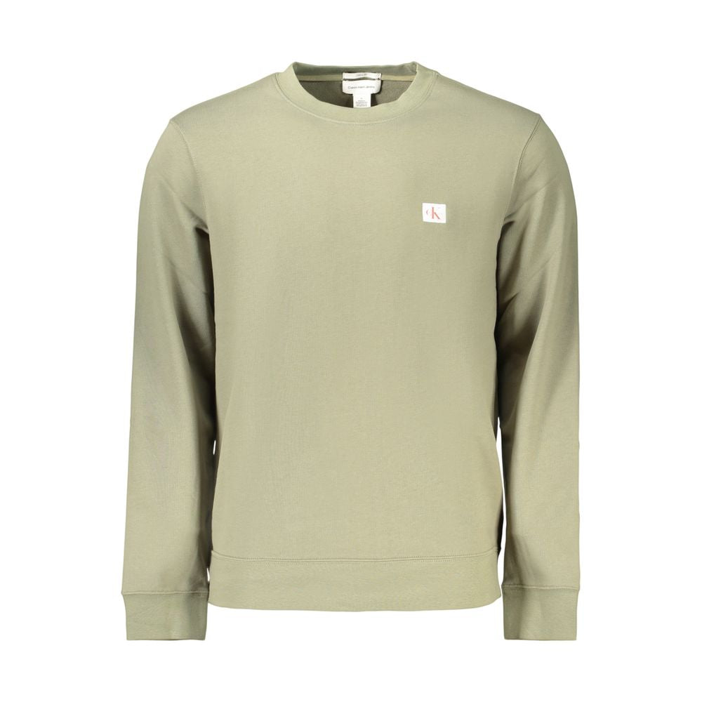 Calvin Klein Green Cotton Sweatshirt