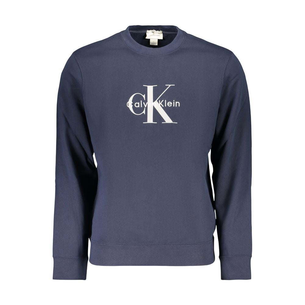 Calvin Klein Blue Cotton Sweatshirt