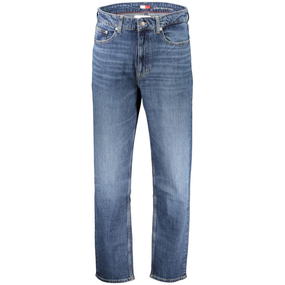 Tommy Hilfiger Blue Tapered Cotton Jeans