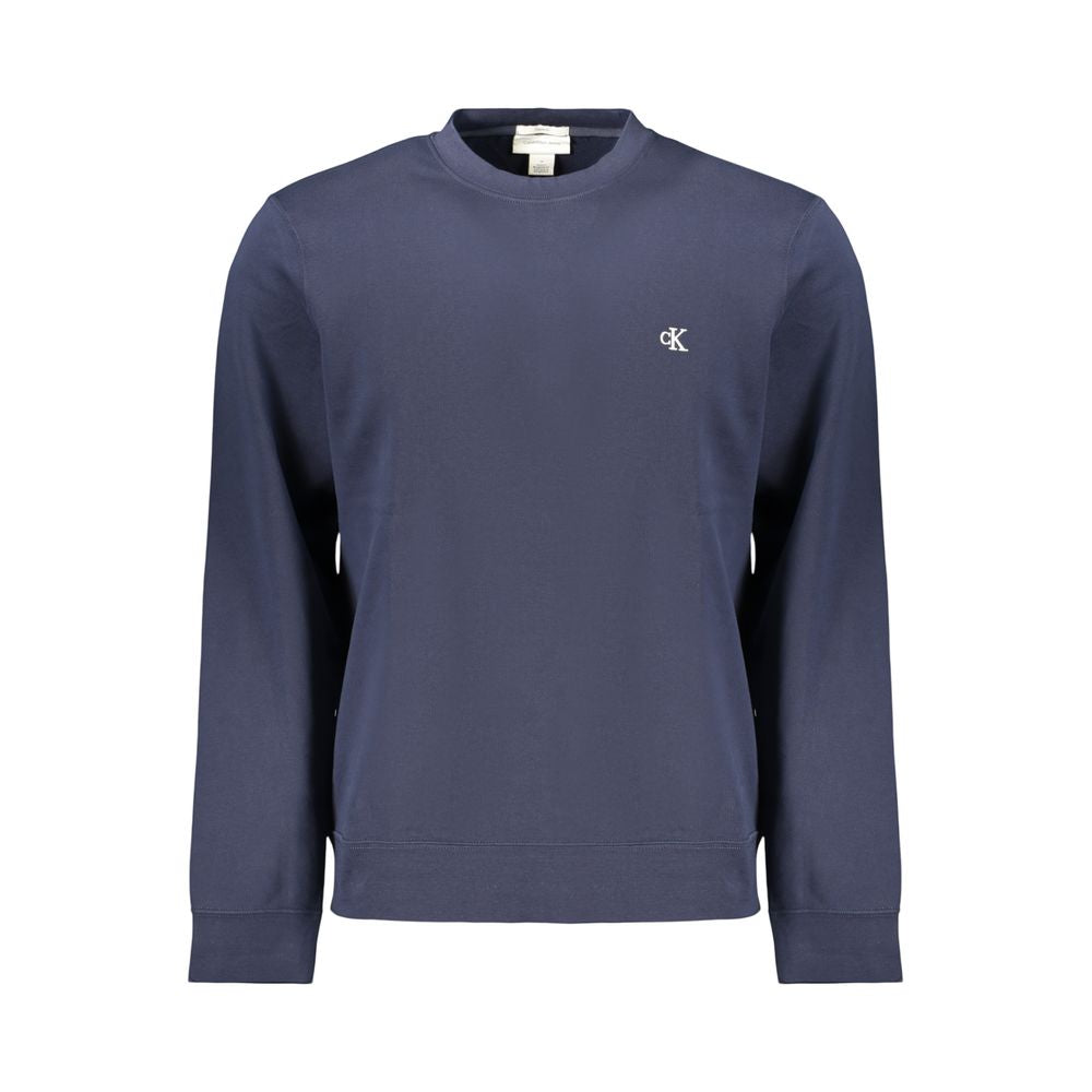Calvin Klein Blue Cotton Sweatshirt