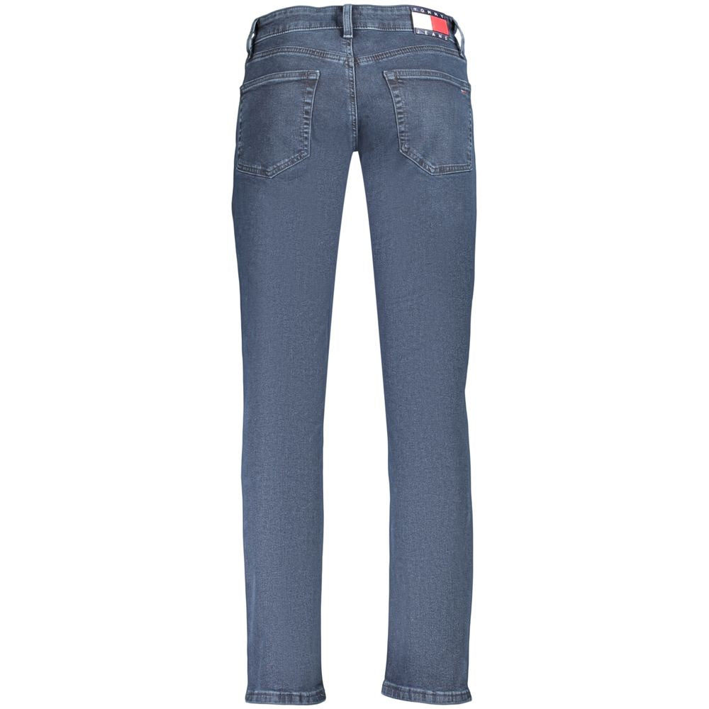 Tommy Hilfiger Blue Cotton Slim-Fit Jeans