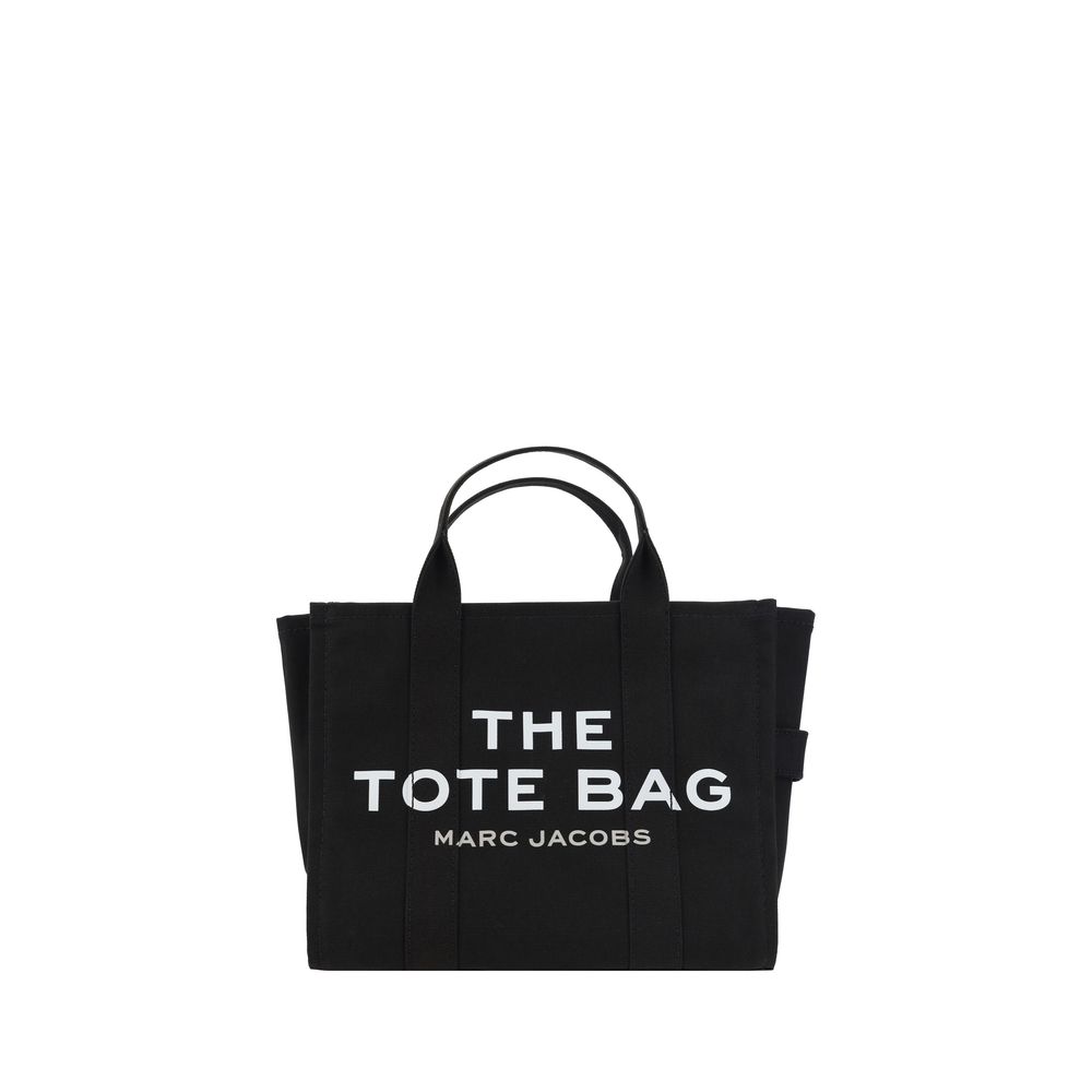 Marc Jacobs Black Cotton Medium Tote Bag