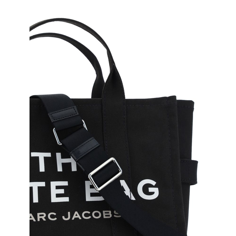 Marc Jacobs Black Cotton Medium Tote Bag