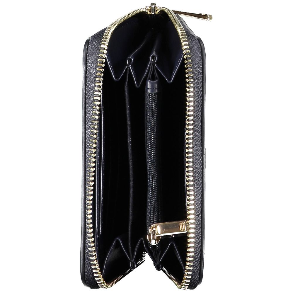 Tommy Hilfiger Blue Polyurethane Wallet