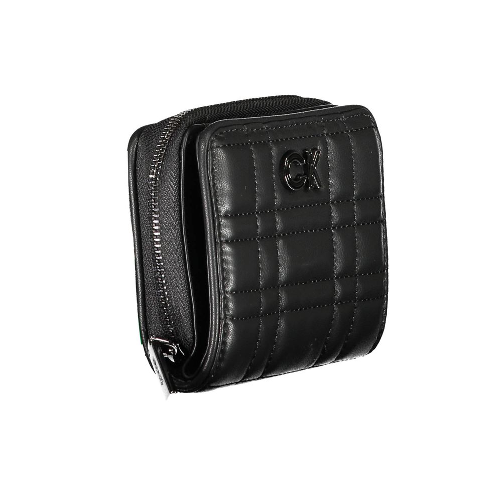 Calvin Klein Black Polyester Woman Wallet