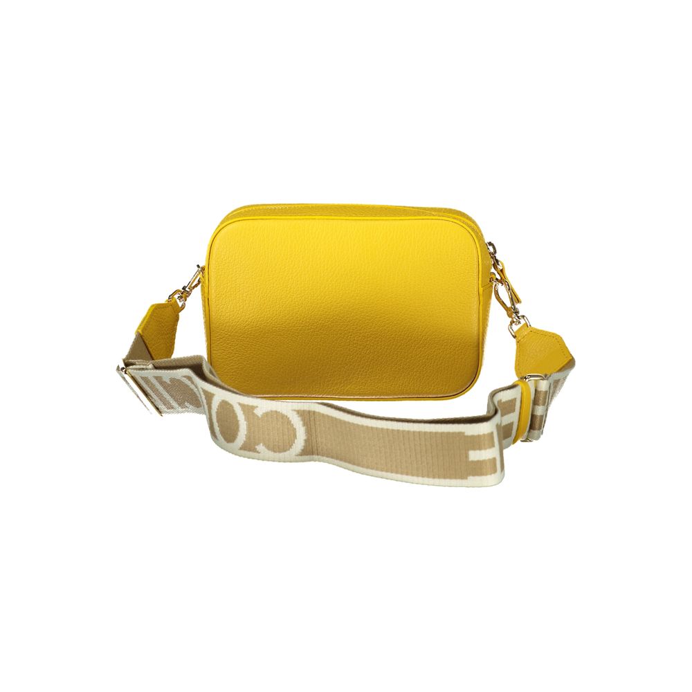 Coccinelle Yellow Leather Tebe Bag