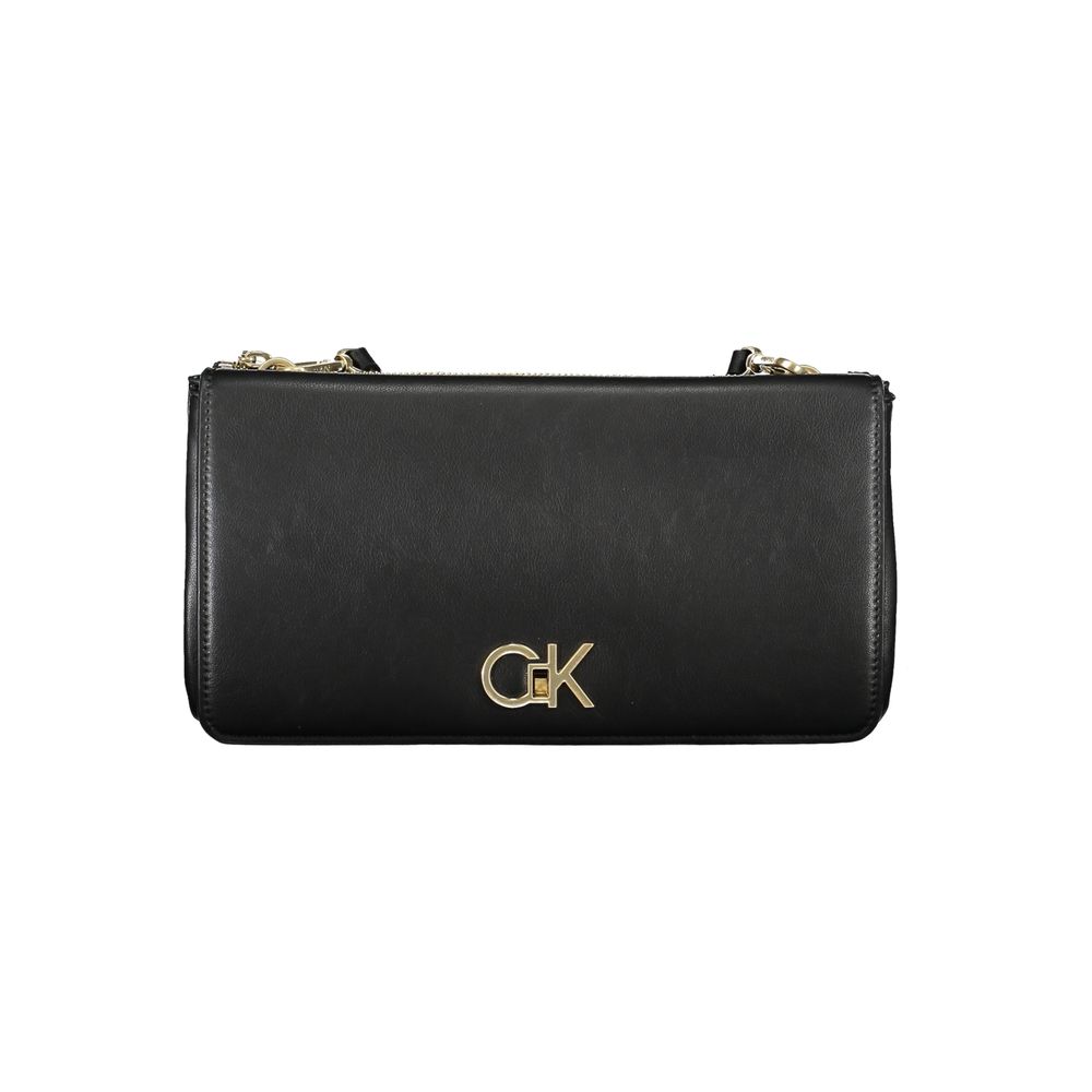 Calvin Klein Black Polyester Shoulder Bag