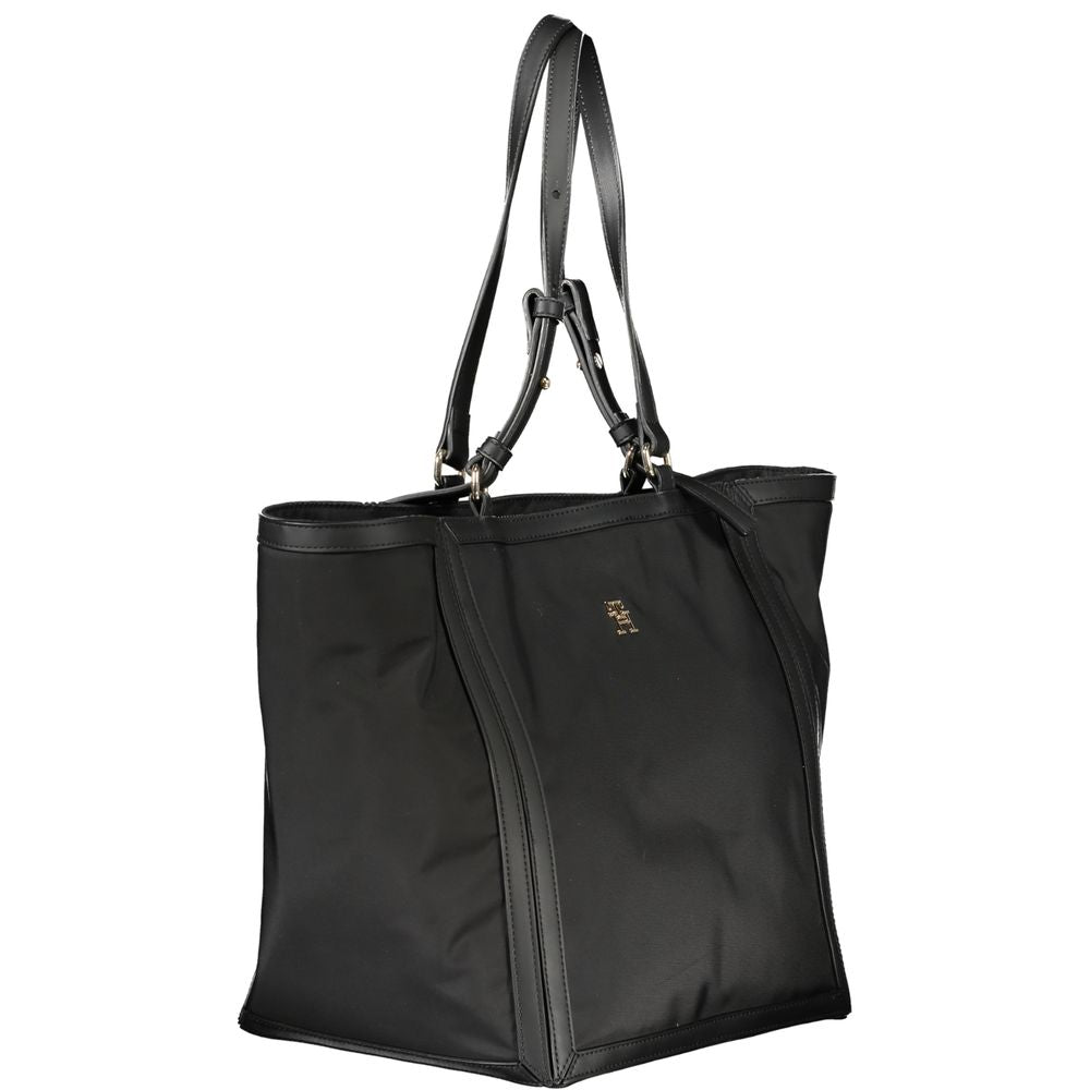 Tommy Hilfiger Black Polyester Shoulder Bag