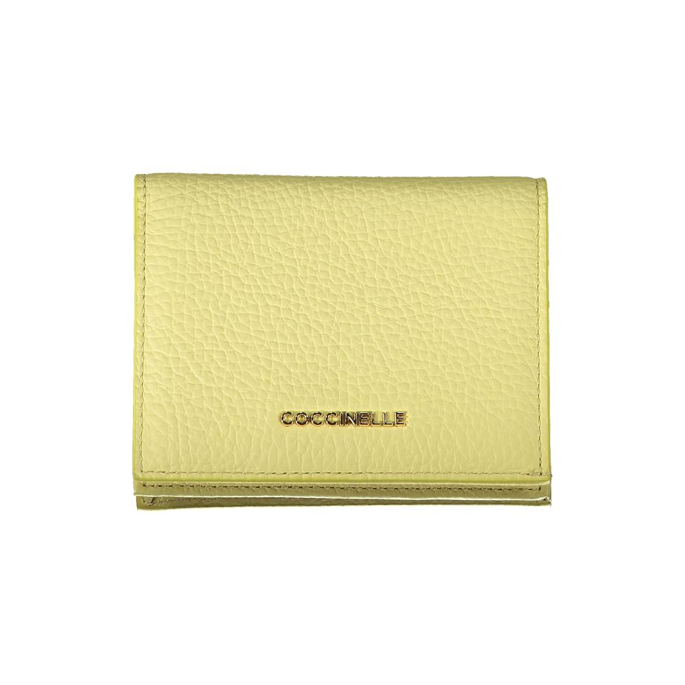Coccinelle Yellow Leather Woman Wallet