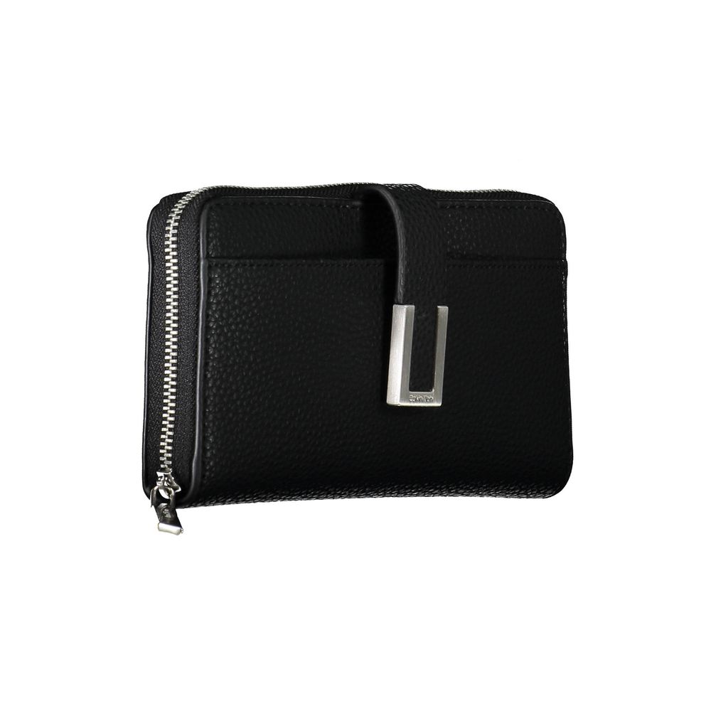Calvin Klein Black Polyurethane Wallet