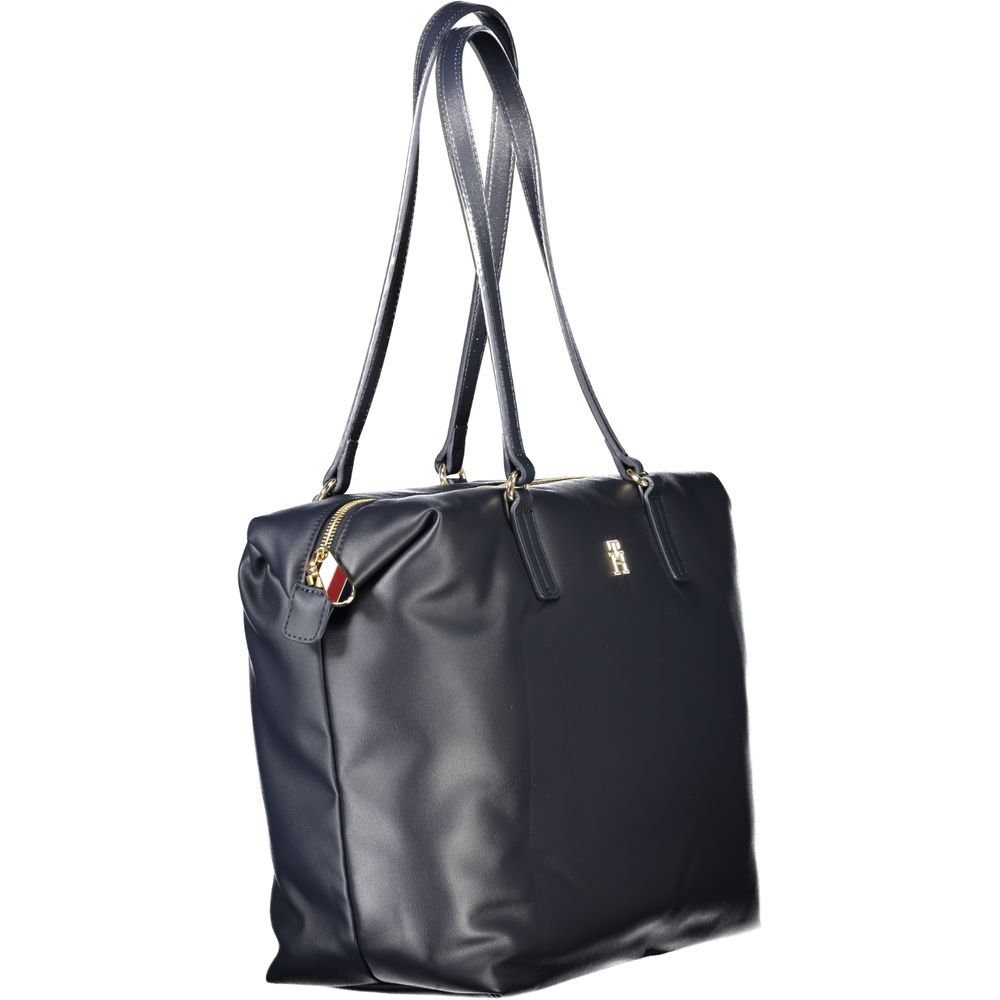 Tommy Hilfiger Blue Polyester Shoulder Bag