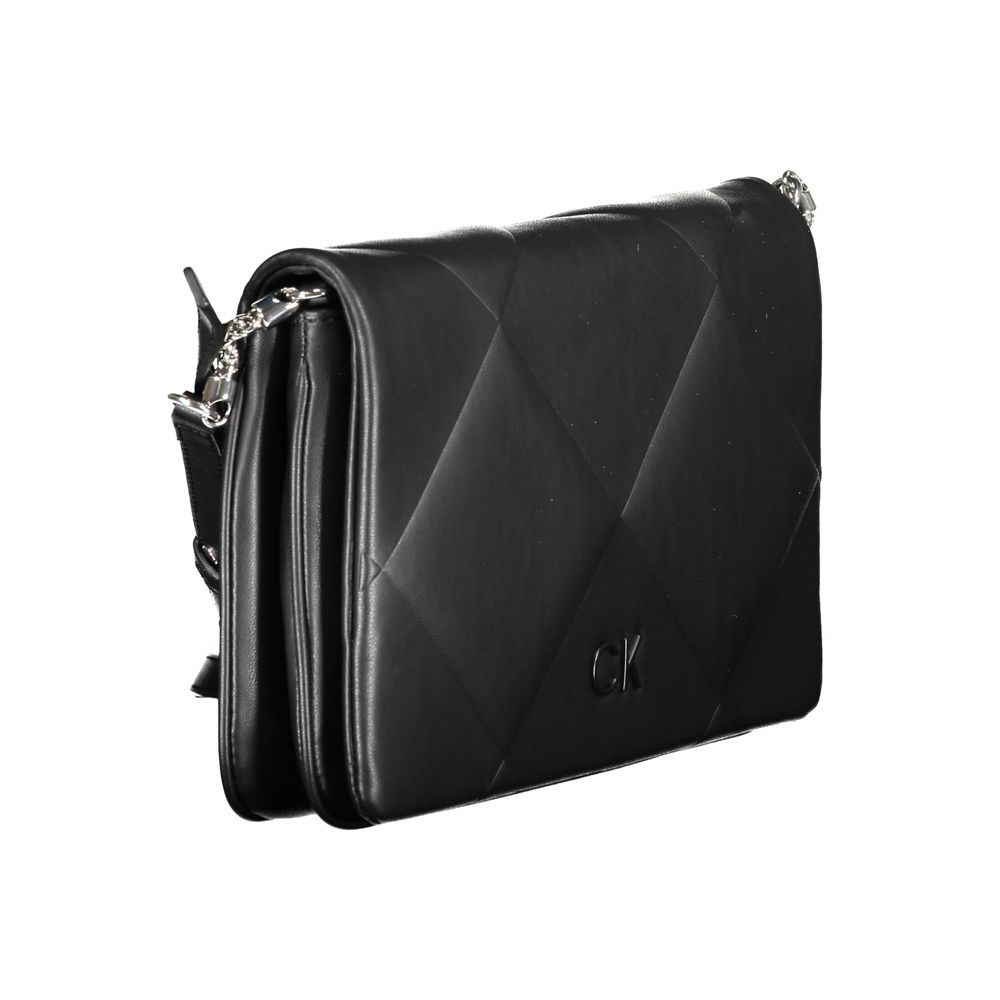 Calvin Klein Black Polyurethane Handbag