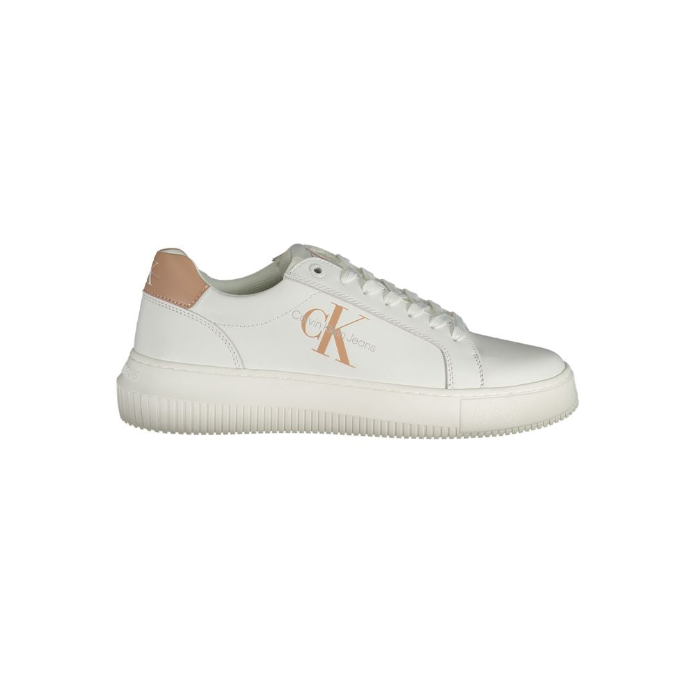Calvin Klein White Leather Sneaker