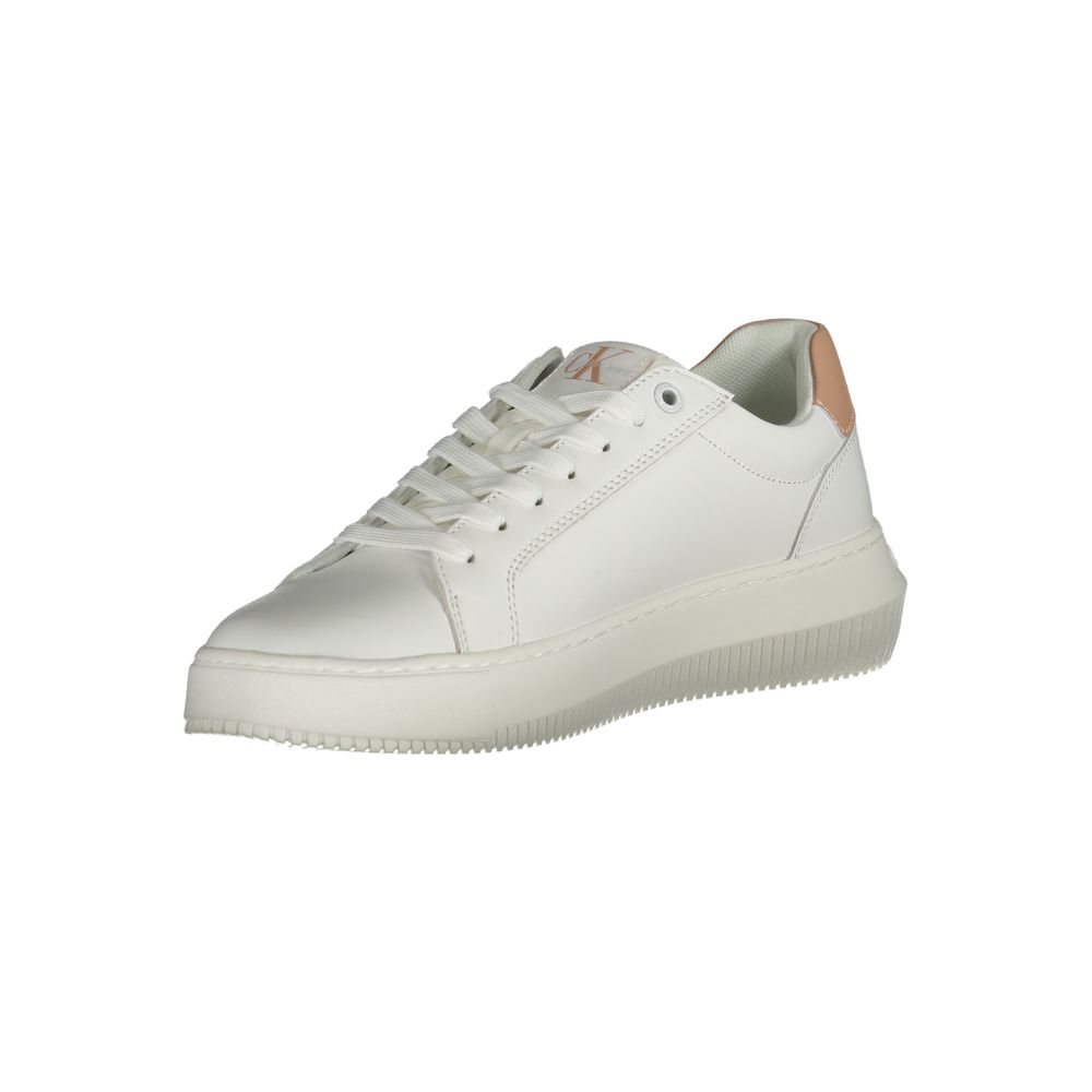 Calvin Klein White Leather Sneaker