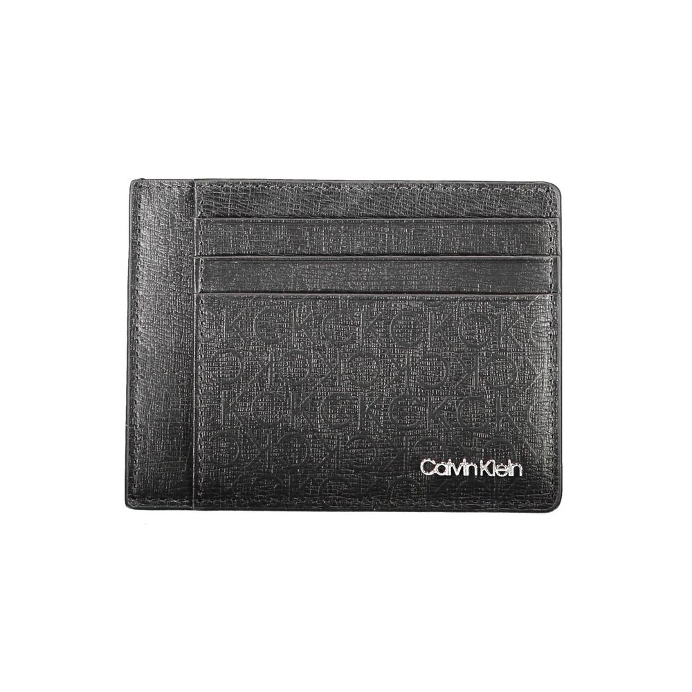 Calvin Klein Black Polyurethane Wallet