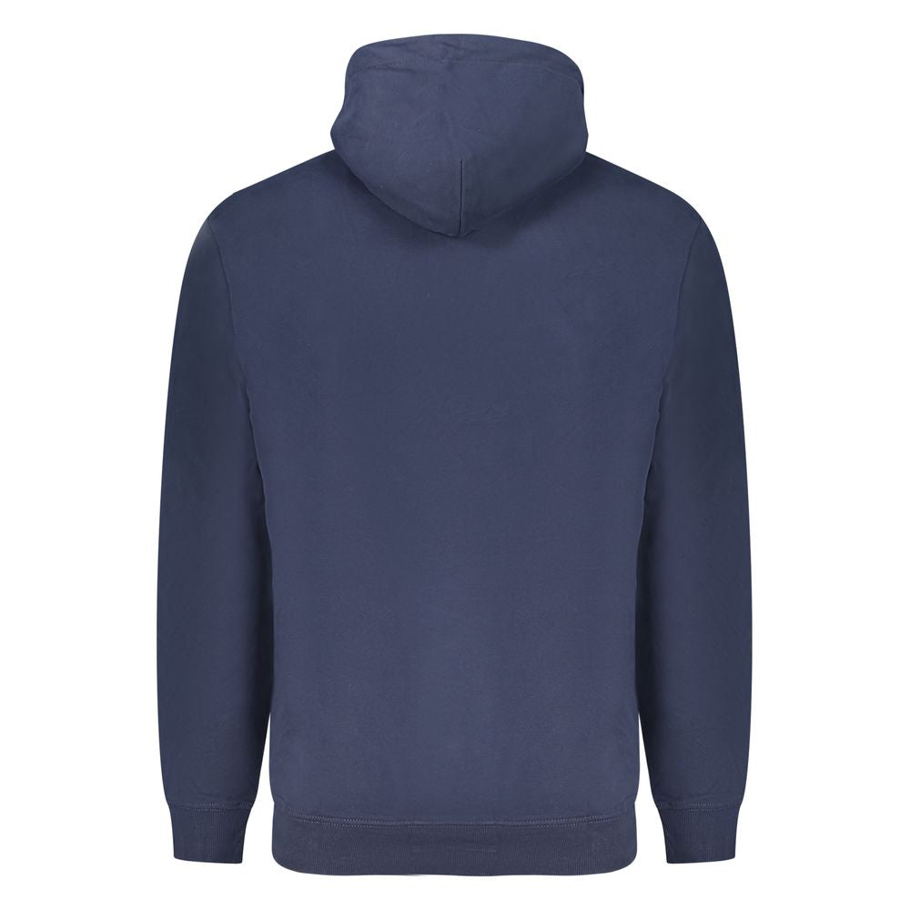 Tommy Hilfiger Blue Cotton Hooded Sweatshirt