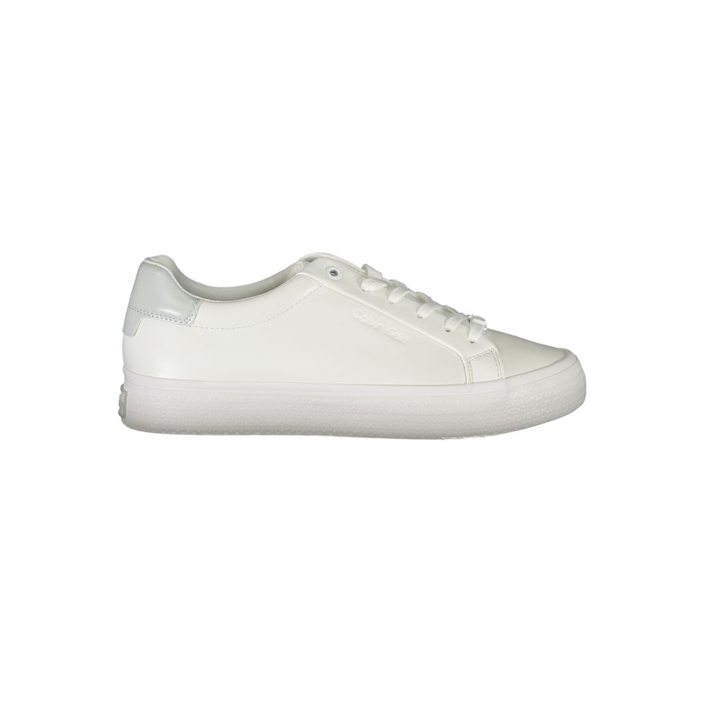Calvin Klein White Leather Sneaker