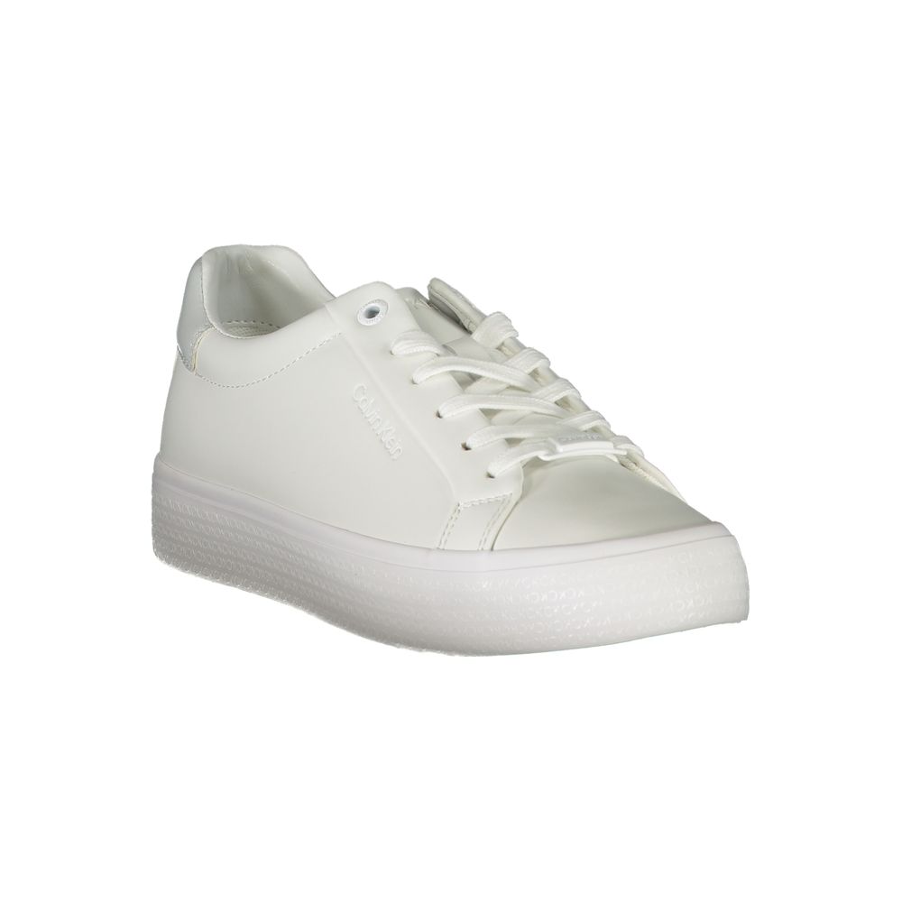 Calvin Klein White Leather Sneaker