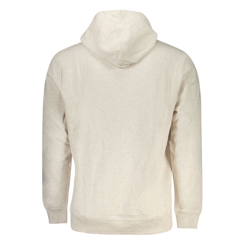 Tommy Hilfiger Beige Cotton Hooded Sweatshirt
