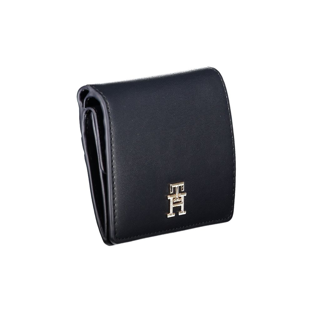 Tommy Hilfiger Black Leather Bi-Fold Wallet