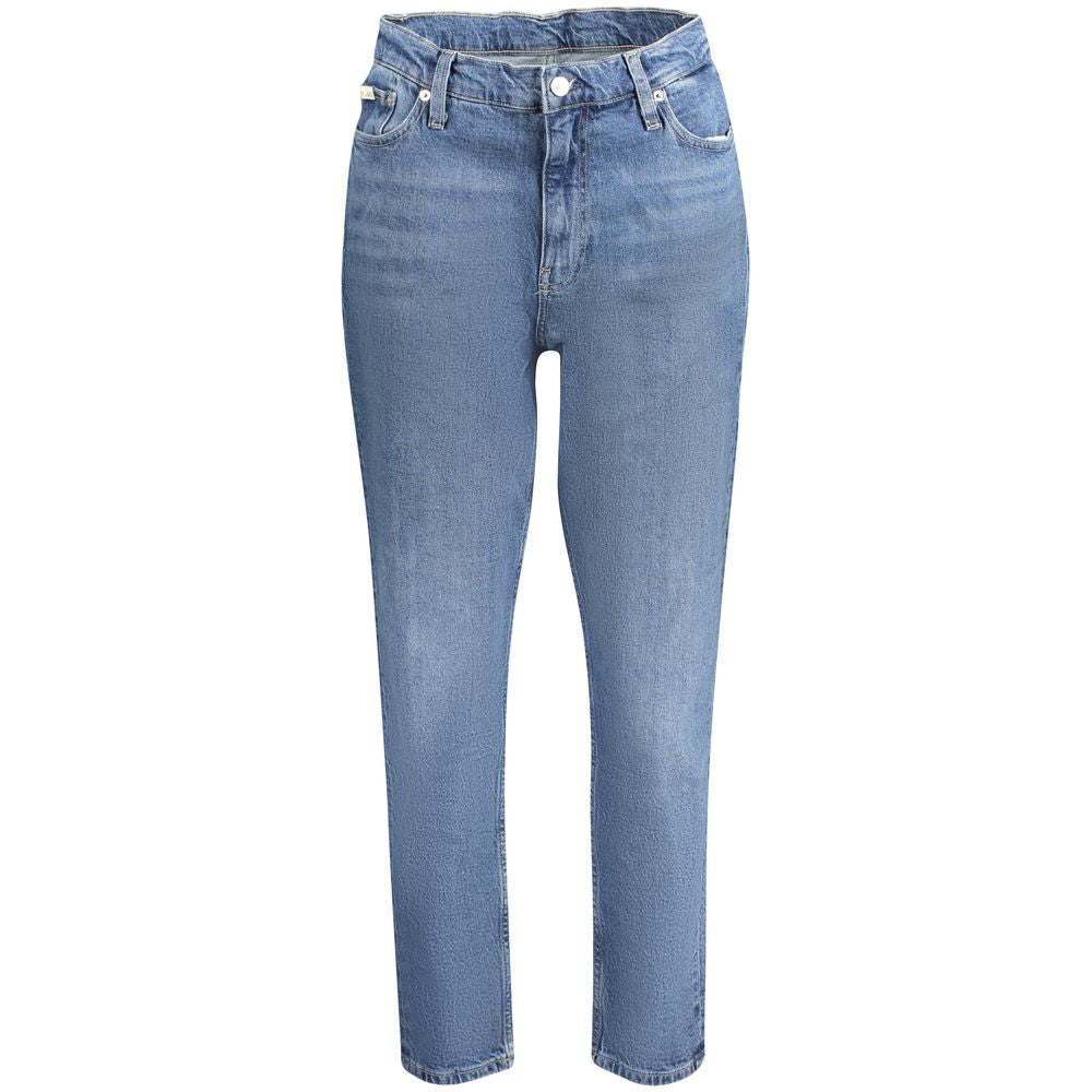 Calvin Klein Blue Cotton Jeans