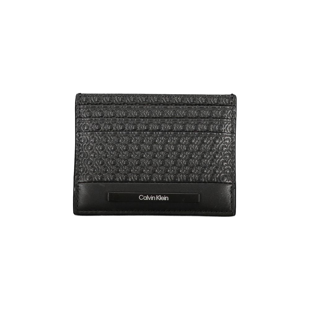 Calvin Klein Black Polyurethane Wallet