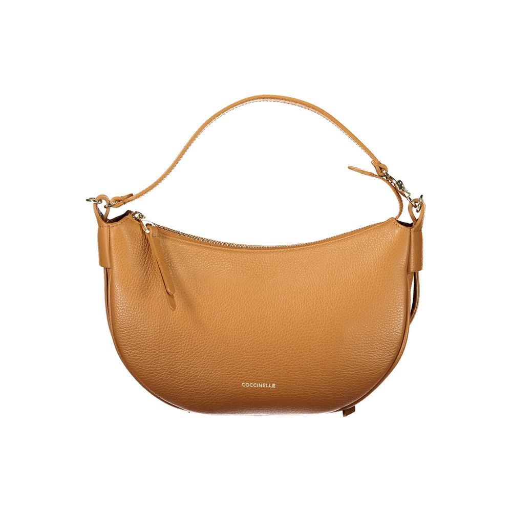 Coccinelle C-Easy Brown Leather Shoulder Bag