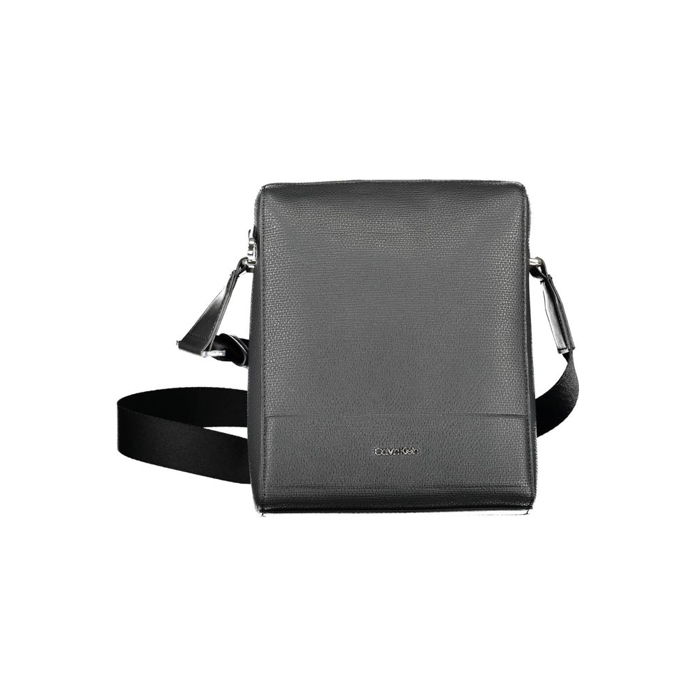 Calvin Klein Black Polyurethane Shoulder Bag