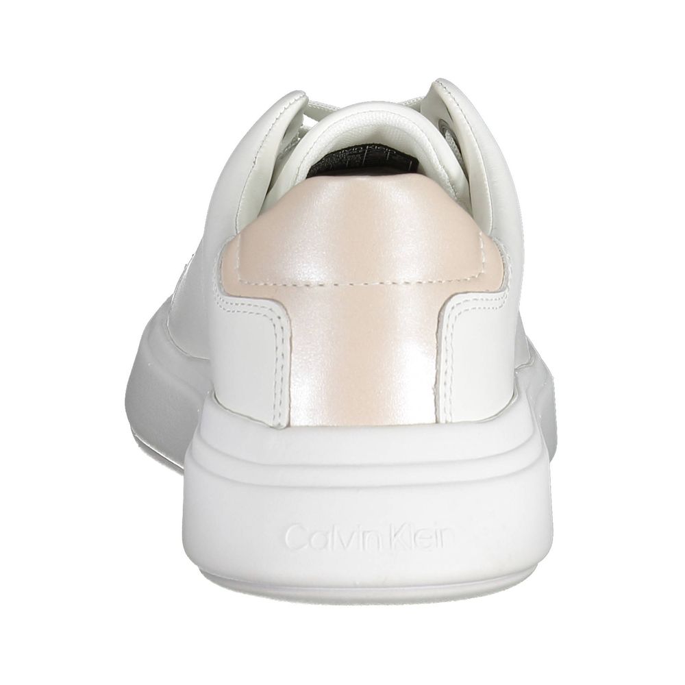 Calvin Klein White Leather Sneaker